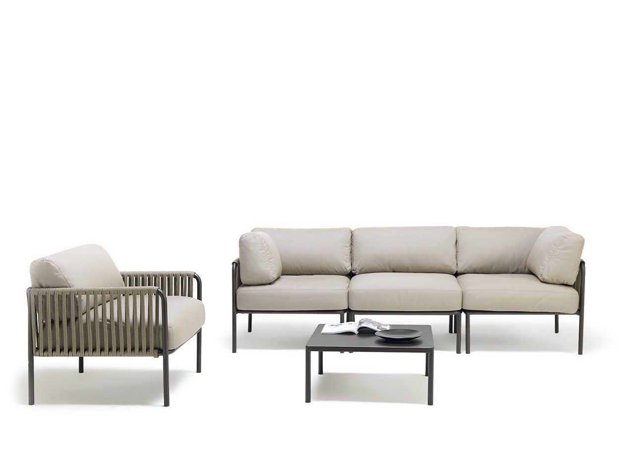 Акриловая ткань угловой садовый стул Vermobil Ки-Уэст ARCH-00080194 - Вид №1