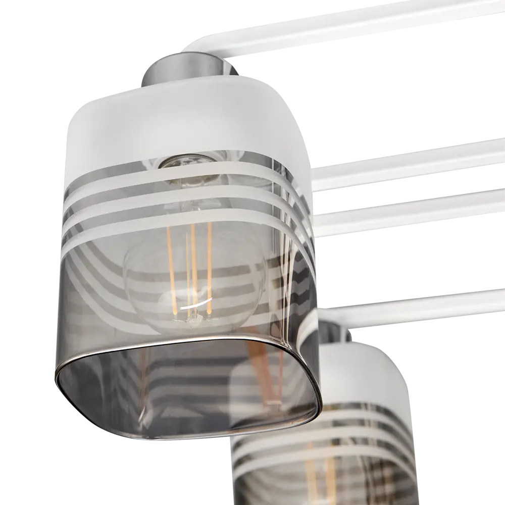 Люстра De City Тетро - современное потолочное освещение с матовыми стеклянными плафонами 84773460 STLM-0054990 - Вид №4