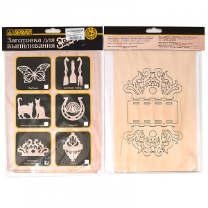 124054 Заготовка для выпиливания №1 "Подставка под салфетки" 10353 / Дельта