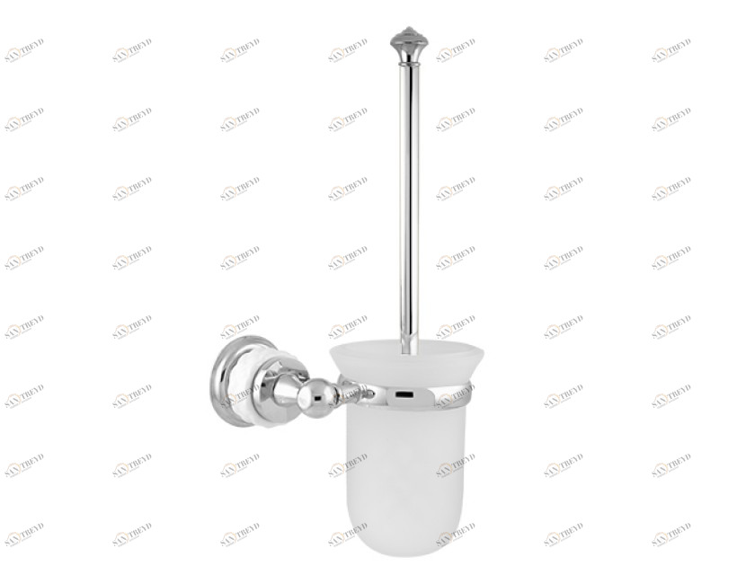 065584.N00.72 Подставка для ершика из белого фарфора Окисленная медь Mestre 