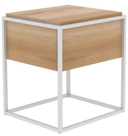 Ethnicraft Прямоугольная прикроватная тумбочка из дуба с ящиками Monolit 26869/26868/26870 - Вид №2