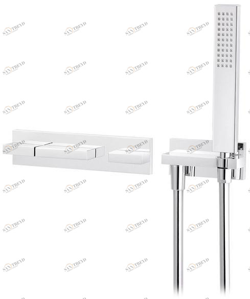 rvb Настенный термостатический комплект для ванны с ручным душем Andrew 4585.--.74