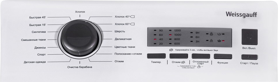 WM 40265 T 400 ? 610 ? 875 мм, вертикальная загрузка, быстрая стирка 15/45 мин., 6.5 кг, 1200 об./мин., режим для детских вещей, универсальный двигатель, таймер отложенного старта, функция дозагрузки белья, блокировка от детей, тихий режмим Weissgauff Santreyd  - Вид №6