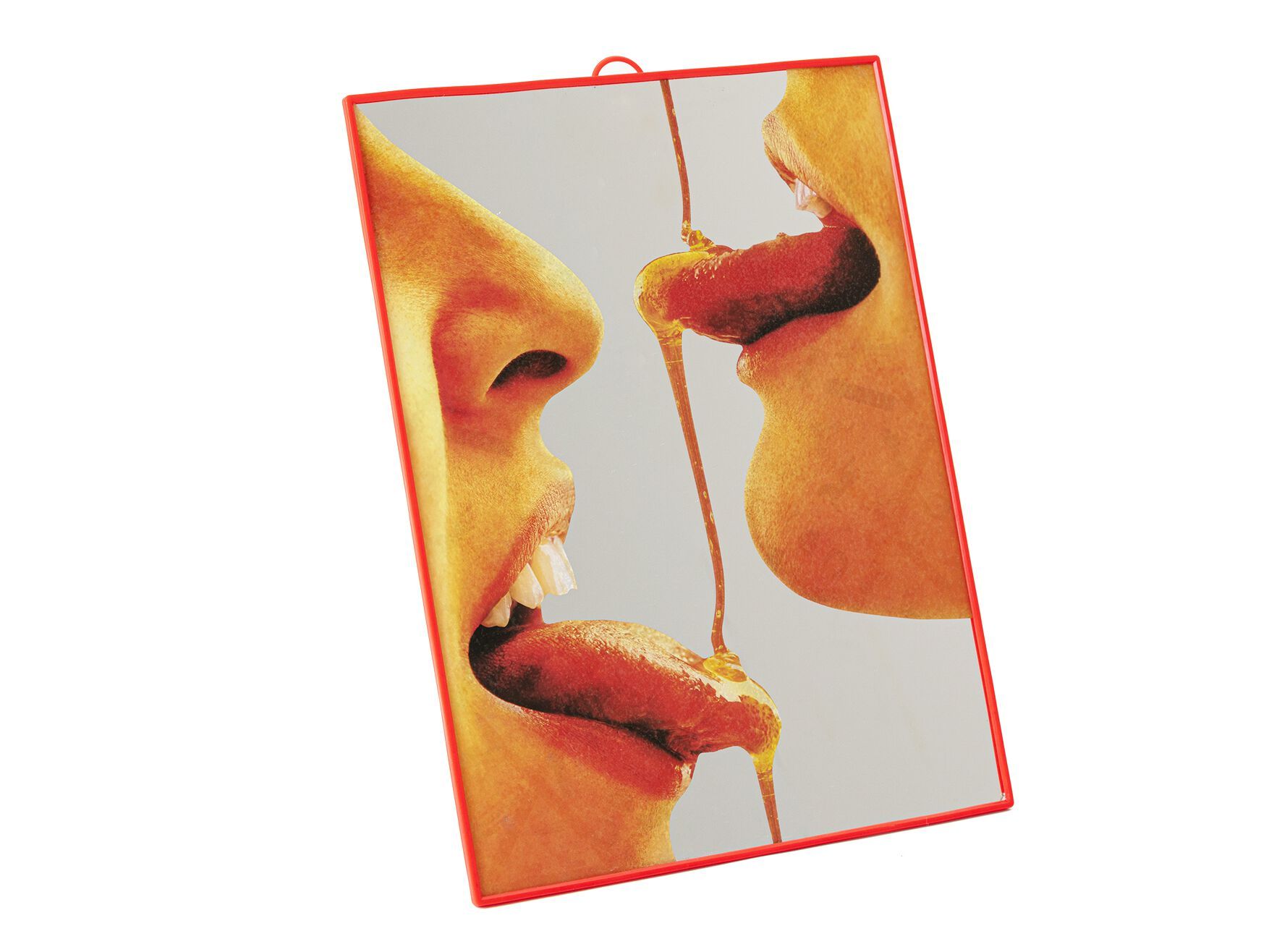 Настенное зеркало с пластиковой рамкой Seletti Seletti wears Toiletpaper ARCH-00081444