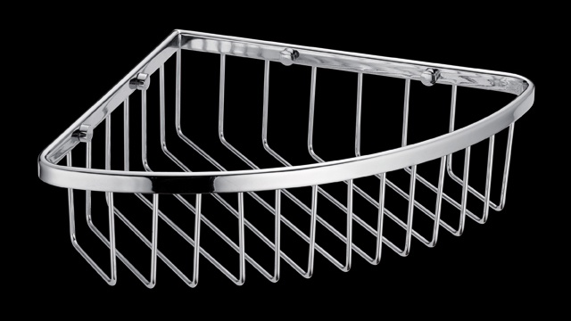 GH155 Мыльница для душевой кабины, треугольная подвесная, сетчатая, латунная bagno&associati Complementi Bagno & Associati