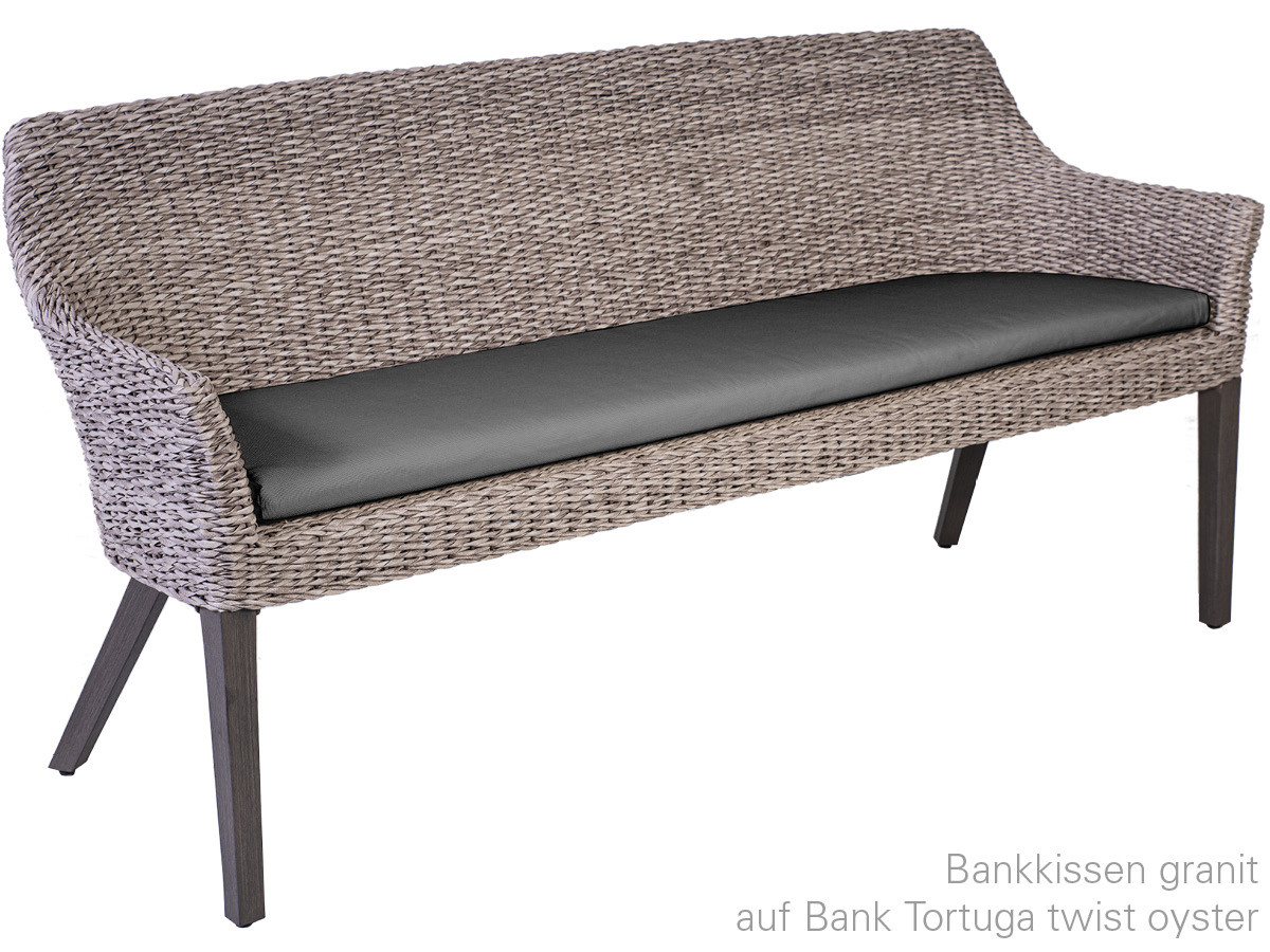 10.00.1524 Подушка на скамейку Тортуга садовая гранит 3-х местная Mbm Tortuga - Вид №1