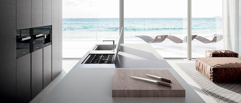 Elmar Отдельностоящий кухонный модуль из стали и дерева с ящиками @home sun-id-1476886 - Вид №4