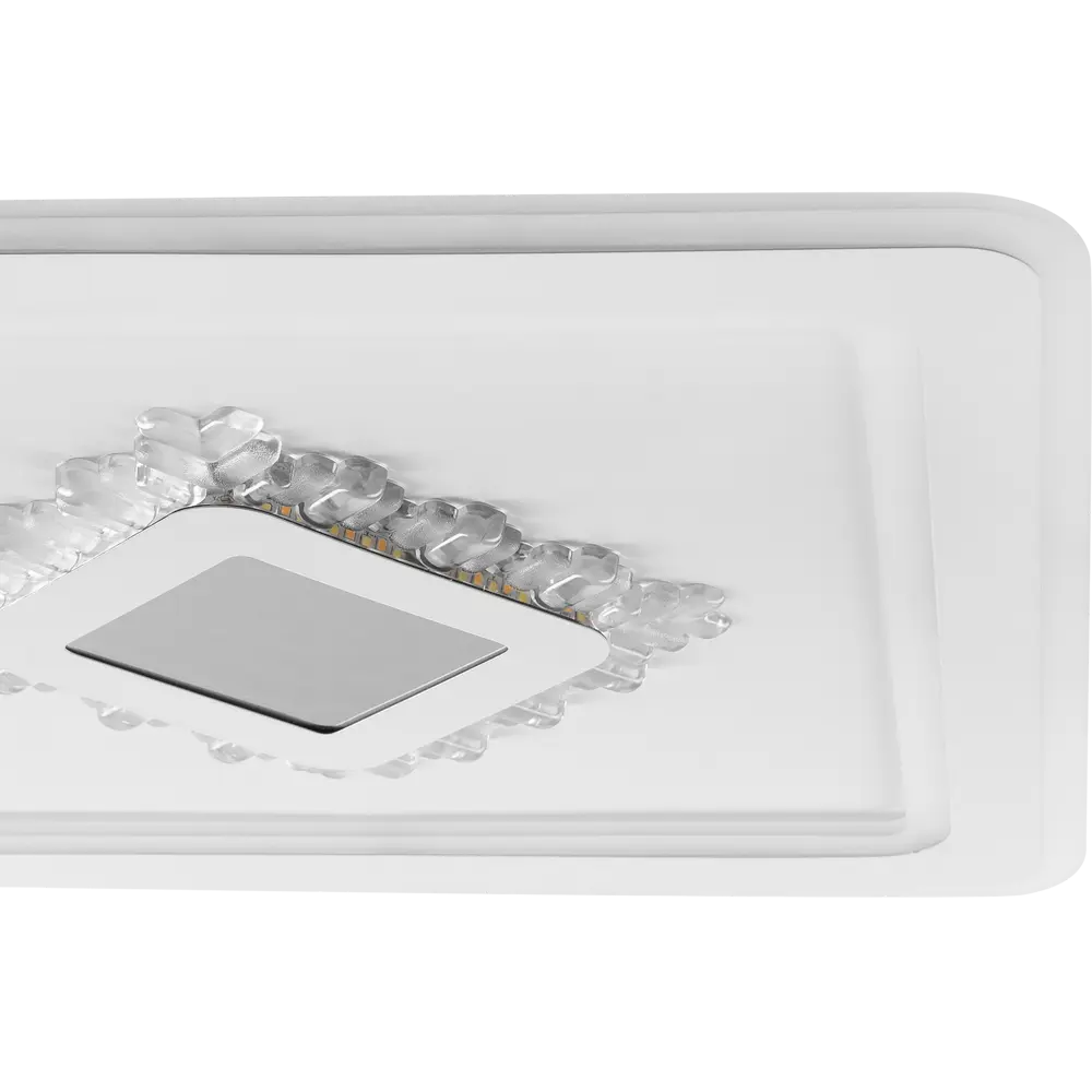 Люстра потолочная светодиодная диммируемая Ritter Crystal 3D 52367 3 с д/у 120 Вт 40 м² регулируемый белый свет цвет белый 84856782 STLM-2029706  - Вид №7