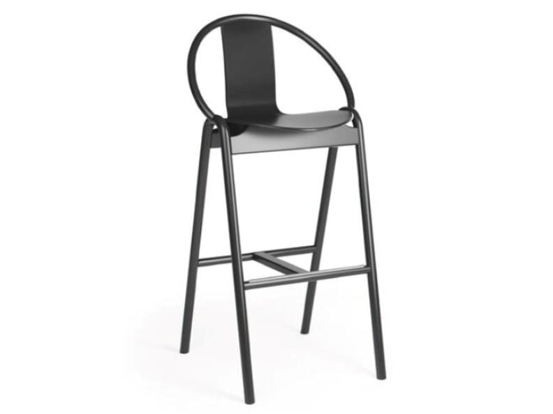 Высокий деревянный стул со спинкой TON AGAIN ARCH-00060401 - Вид №30