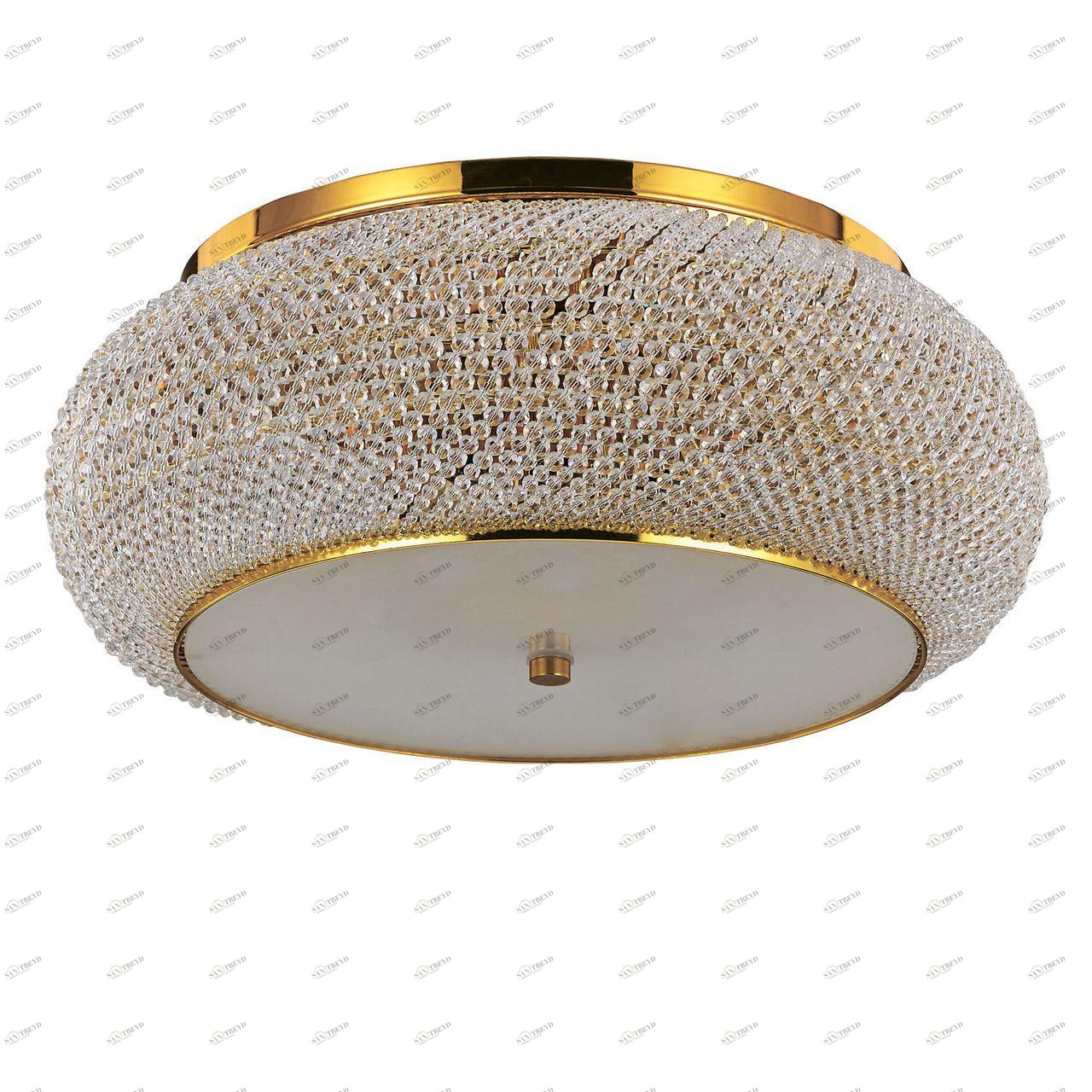Потолочный светильник Ideal Lux Pasha PL10 Oro IDEAL LUX ДИЗАЙНЕРСКИЕ, PASHA ORO 074042 Золото;прозрачный 