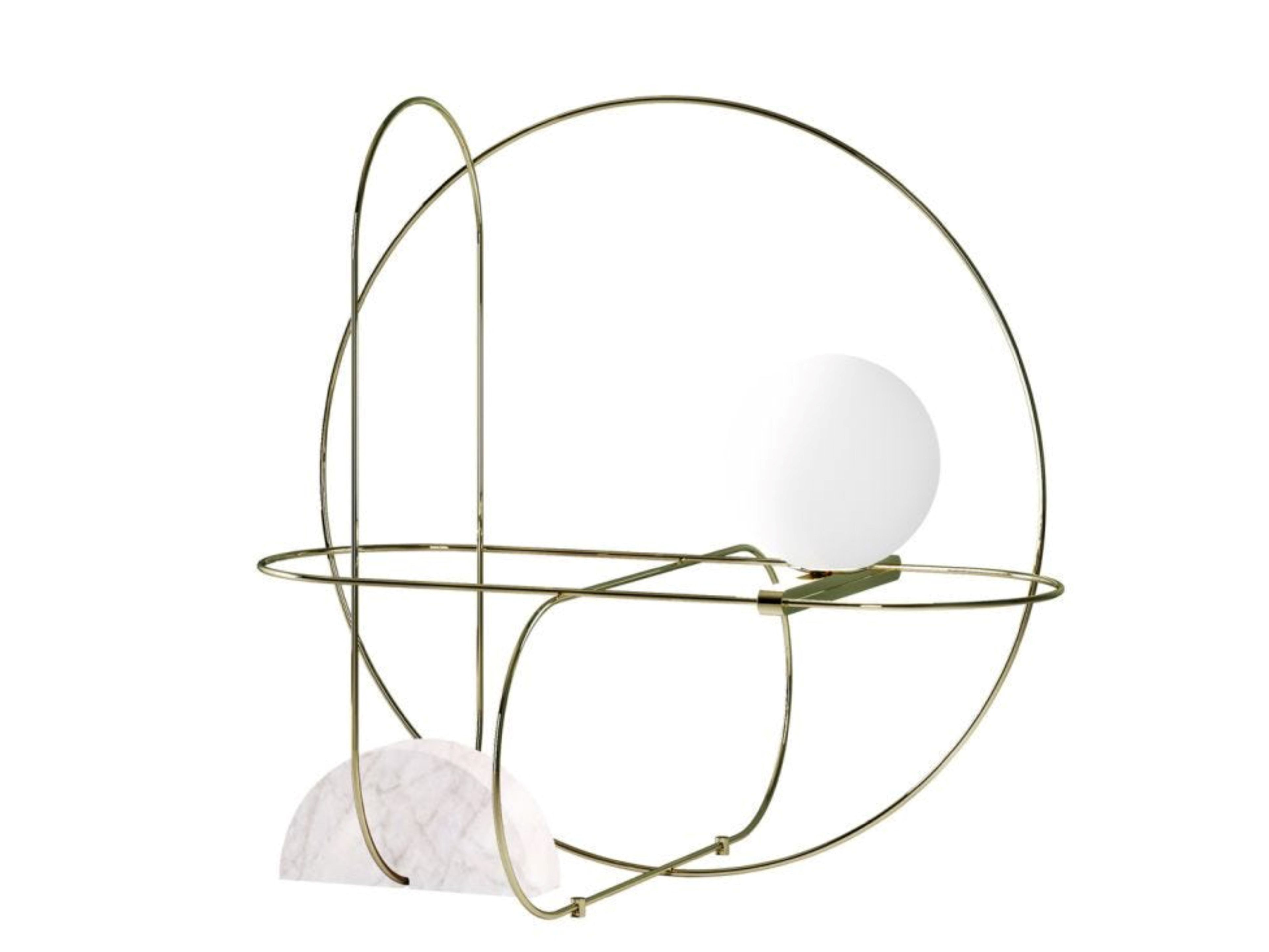 Металлическая светодиодная настольная лампа FontanaArte Setareh ARCH-00027430 - Вид №1