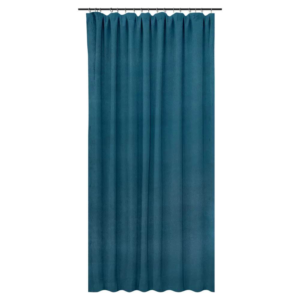 Штора на ленте KREAFORTA Manchester 200x280 см цвет бирюзовый 89401548 STLM-2101598  - Вид №1