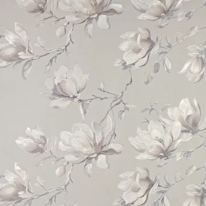Обои флизелиновые Victoria Stenova Magnolia серые 1.06 м VS585106 89441268 STLM-2056538