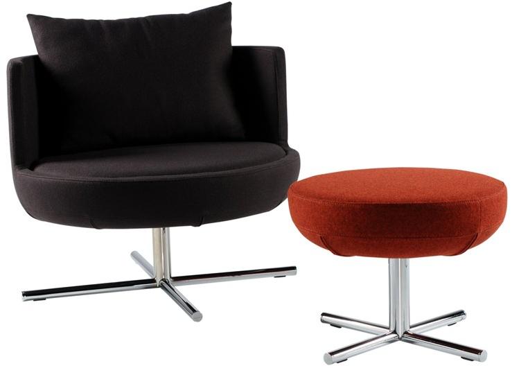 B&T Design Подставка для ног из ткани с 4 спицами Round sun-id-1409627 - Вид №1