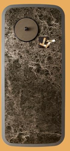 Devina Nais Обеденный стол из стекла под мрамор sun-id-1364701 - Вид №1