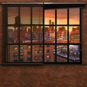 8-882-Brooklyn-Brick Фотообои Komar Vol.15 3.68х2.54 м