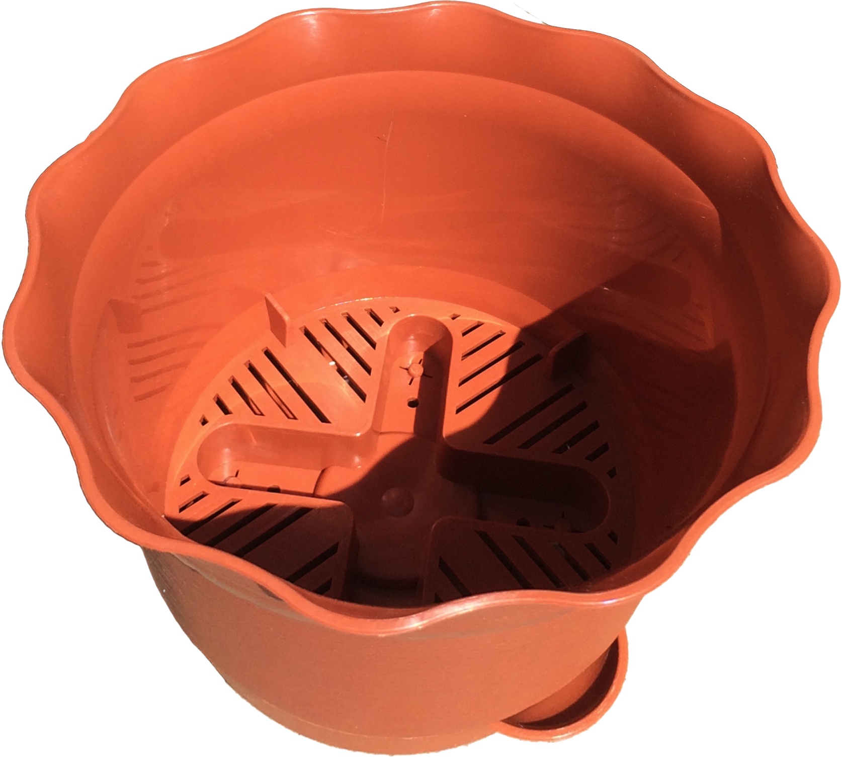 902-6 Горшок д/цветов с поддоном Aquarelle D=14,0 1,0 Л. Терракот Цветочная коллекция 