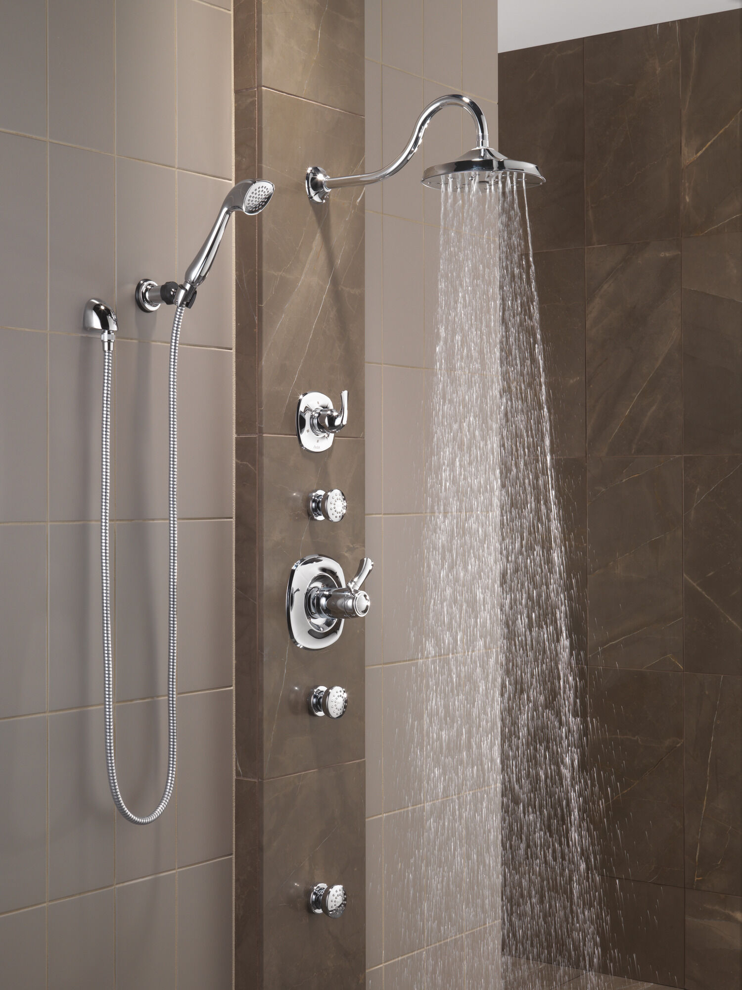 50102-PT Спрей для тела для поверхностного монтажа Delta Faucet Delta Выдержанный оловянный - Вид №6