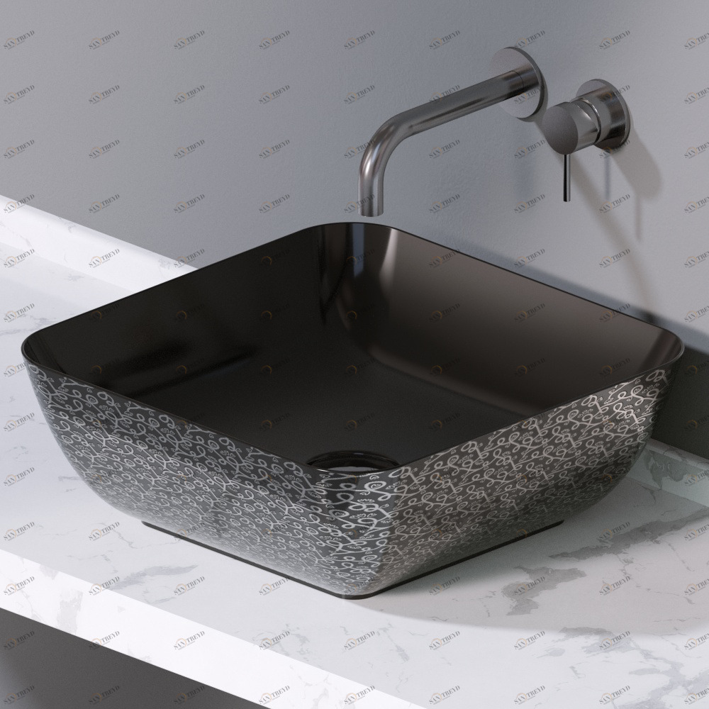 L602401P Накладная раковина на столешницу  прямоугольная A. e T. Italia ELITE AeT ITALIA