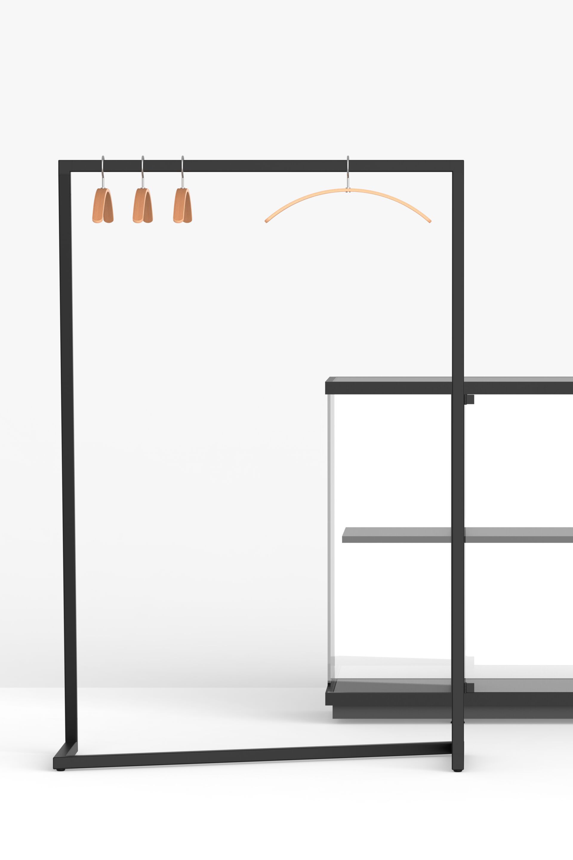 Стальная напольная вешалка с порошковым покрытием FUNCTIONALS BUTLER ARCH-00087112 - Вид №5