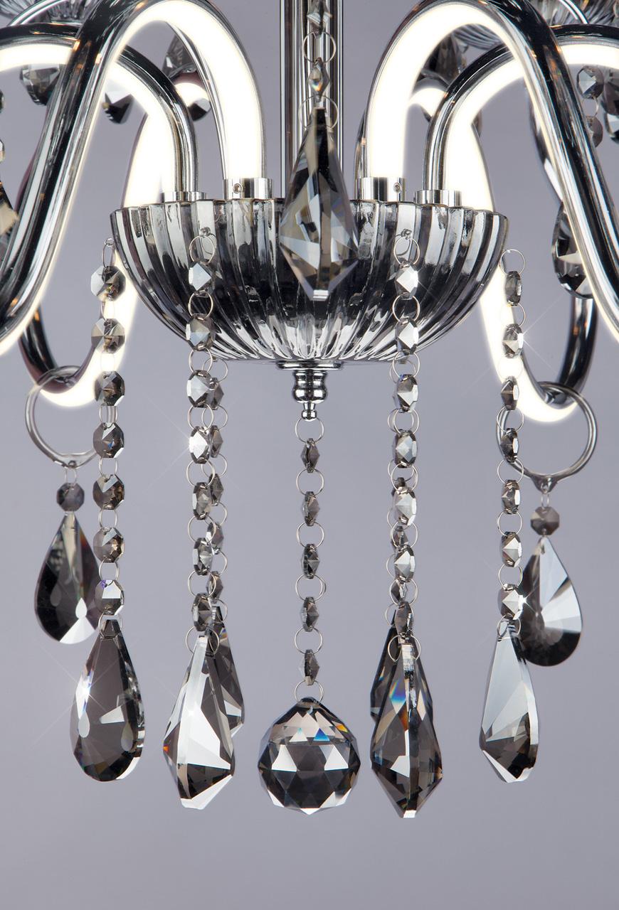 Подвесная люстра Bogates Oberon 419/6 Strotskis BOGATES ДИЗАЙНЕРСКИЕ, OBERON 187054 Хром  - Вид №3