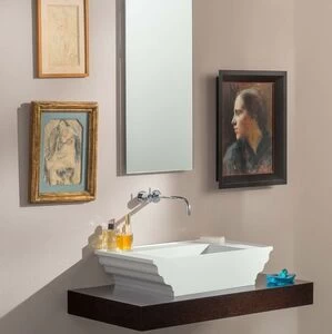 45545 Накладная раковина на столешницу  овальная Rapsel