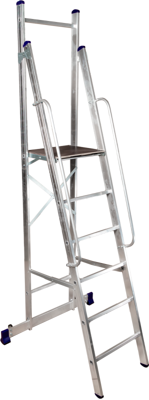 Стремянка -помост, профессиональная 6ст ALUMET APE 1406
