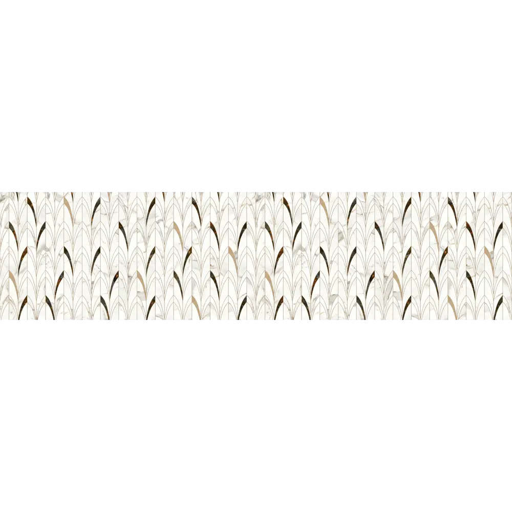 Стеновая панель Delicate Amber 240x0.4x60 см алюминий цвет белый 89199608 STLM-2040820 ALUMOART  - Вид №2