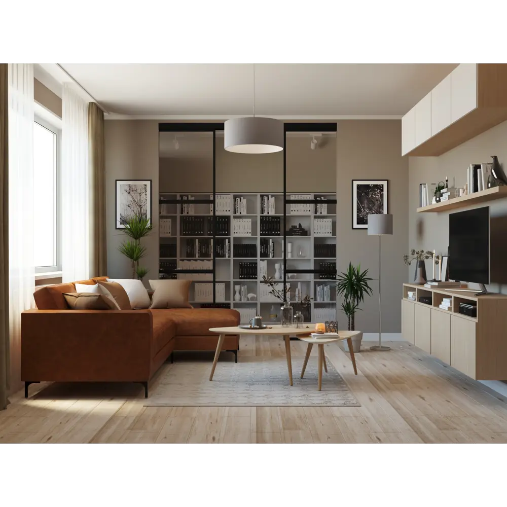 Ковер вискоза Рим 393E 160x235 см цвет бежевый CTIM STLM-2139587 - Вид №7