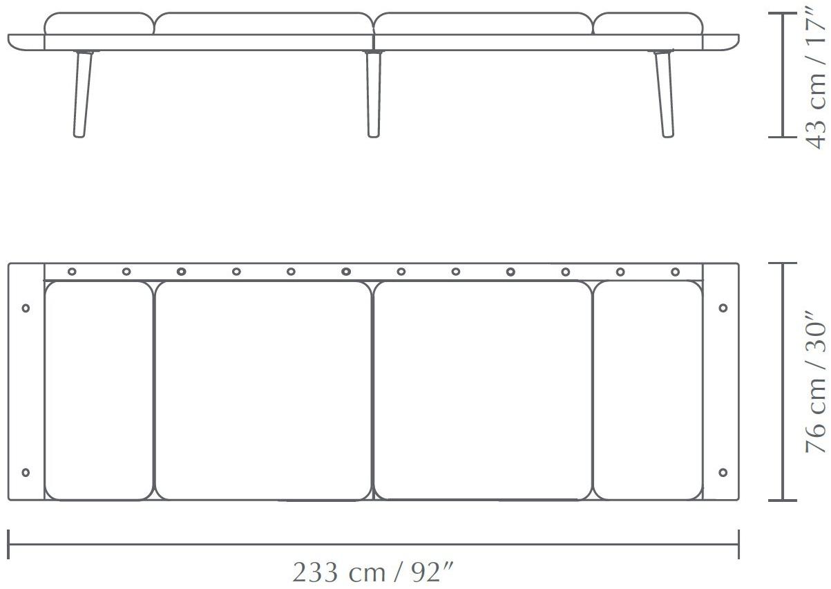 Umage Мягкая деревянная кушетка Lounge around sun-id-1399065 - Вид №5