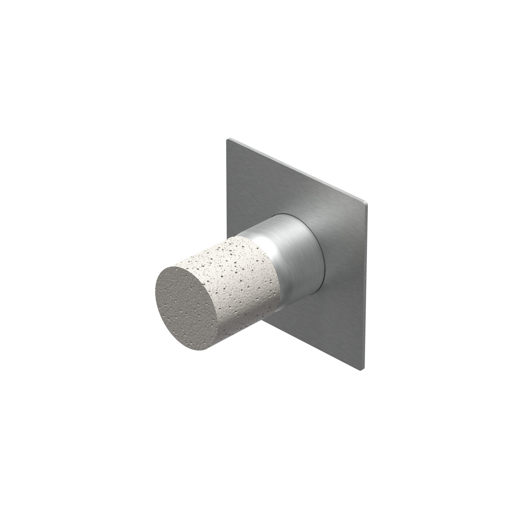 E0BA0140 Встраиваемый однорычажный смеситель для душа / раковины Ritmonio Diametro35 Inox Concrete