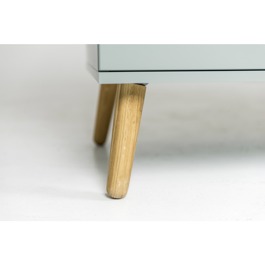 Витрина Tenzo Dot, 175х79х43 см, дуб, зеленая 1670676 - Вид №7