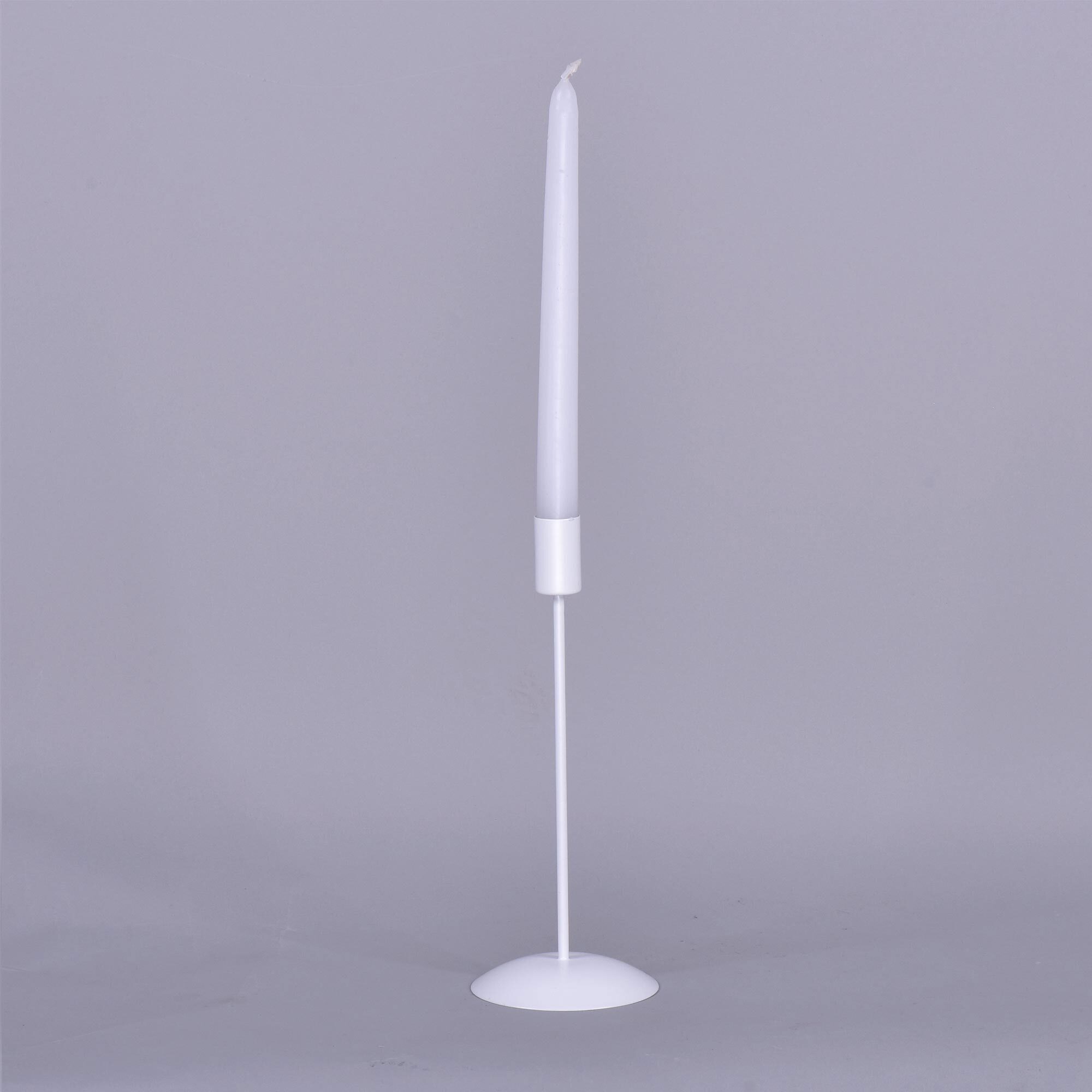 87691197 Подсвечник Луч 24 см цвет белый STLM-0075082 Santreyd  - Вид №1