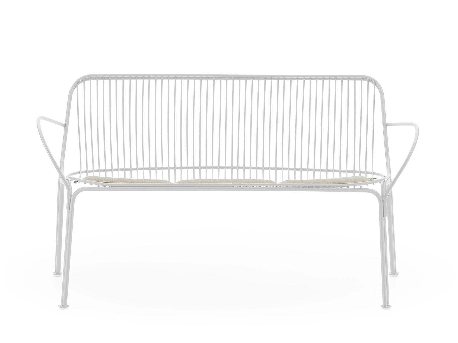 2-местный оцинкованный стальной садовый диван Kartell Hiray ARCH-00136181 - Вид №22