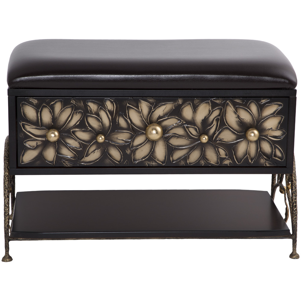 14079 Банкетка Терра Каштан Амбер BOGACHO 4627196590441 - Вид №2