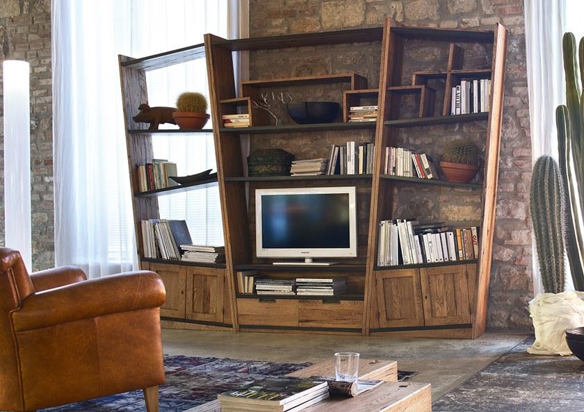 Devina Nais Модульная стенка для хранения из массива дерева Unika sun-id-1379594 - Вид №2