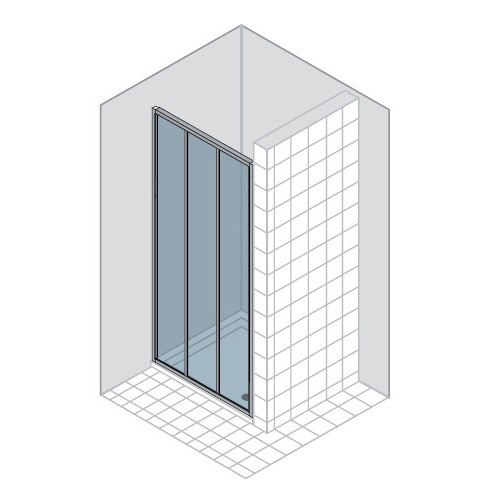A-CT3 Quadra collection Раздвижная дверь DUKA 45138 - Вид №1