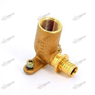 REHAU Водорозетка надвижная 20-Rp 1/2" RX длин. (бронза) 366106