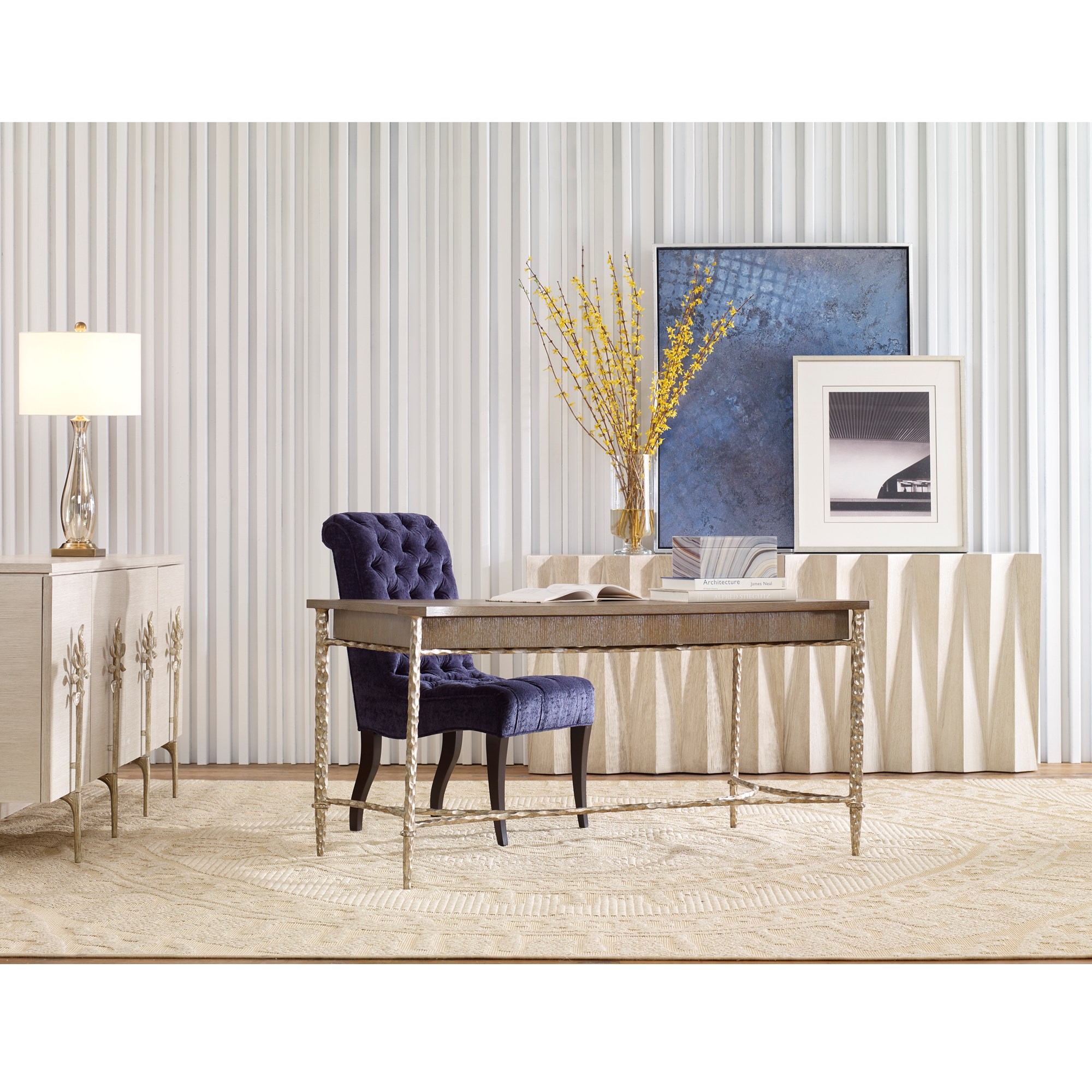 Столы 09133-300-062 Chiseled Writing Desk - Driftwood Ambella  - Вид №6