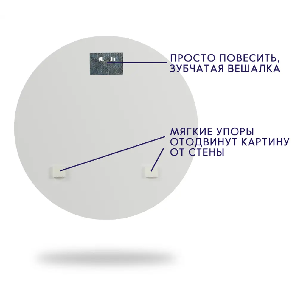 Картина на стекле Postermarket Прикосновение 40x40 см 89347372 STLM-2162973  - Вид №1
