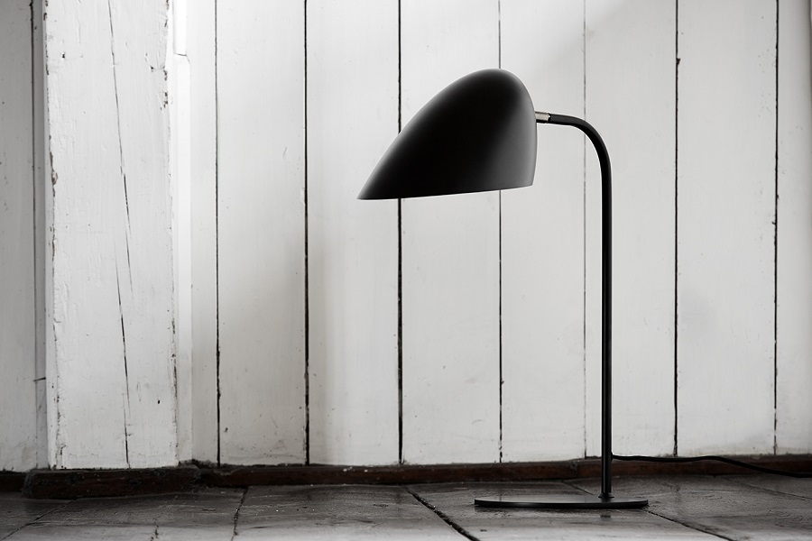 Лампа настольная Hitchcock, черная матовая Frandsen 29606551001 - Вид №1