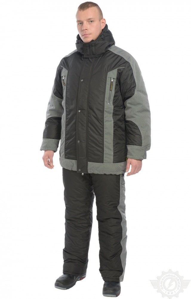 64779 Костюм "Ультра" зимний черный  Зимняя спецодежда  размер 56-58/182-188  - Вид №14