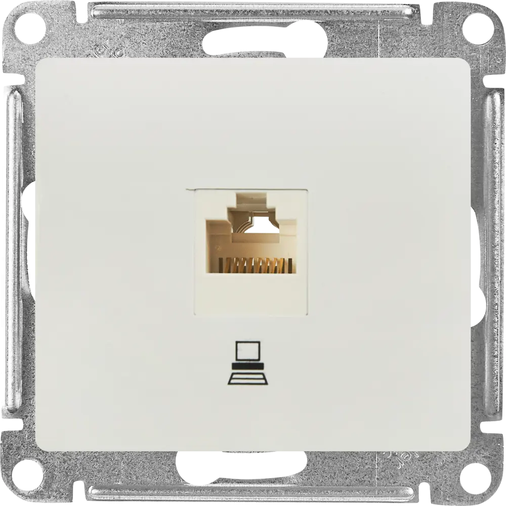 Компьютерная розетка Schneider Electric Glossa RJ45 для локальных сетей 86710708