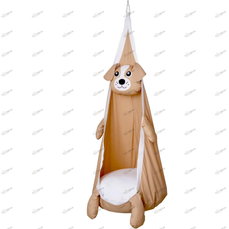 Подвесное кресло-кокон "Собачка" ПОКАЧАЙКА  00-3876005 Бежевый Santreyd 
