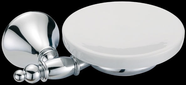 TM122 Мыльница в ванную, подвесная, керамическая bagno&associati TEMPO