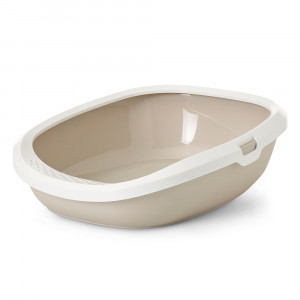 ПР0059420 Туалет для кошек Gizmo 52см с бортом мокка SAVIC