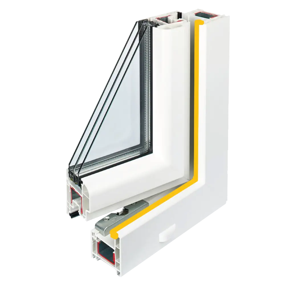 Уплотнитель для окон и дверей ПВХ Rehau, 5.5 м, цвет чёрный Ultima STLM-2055353 - Вид №4