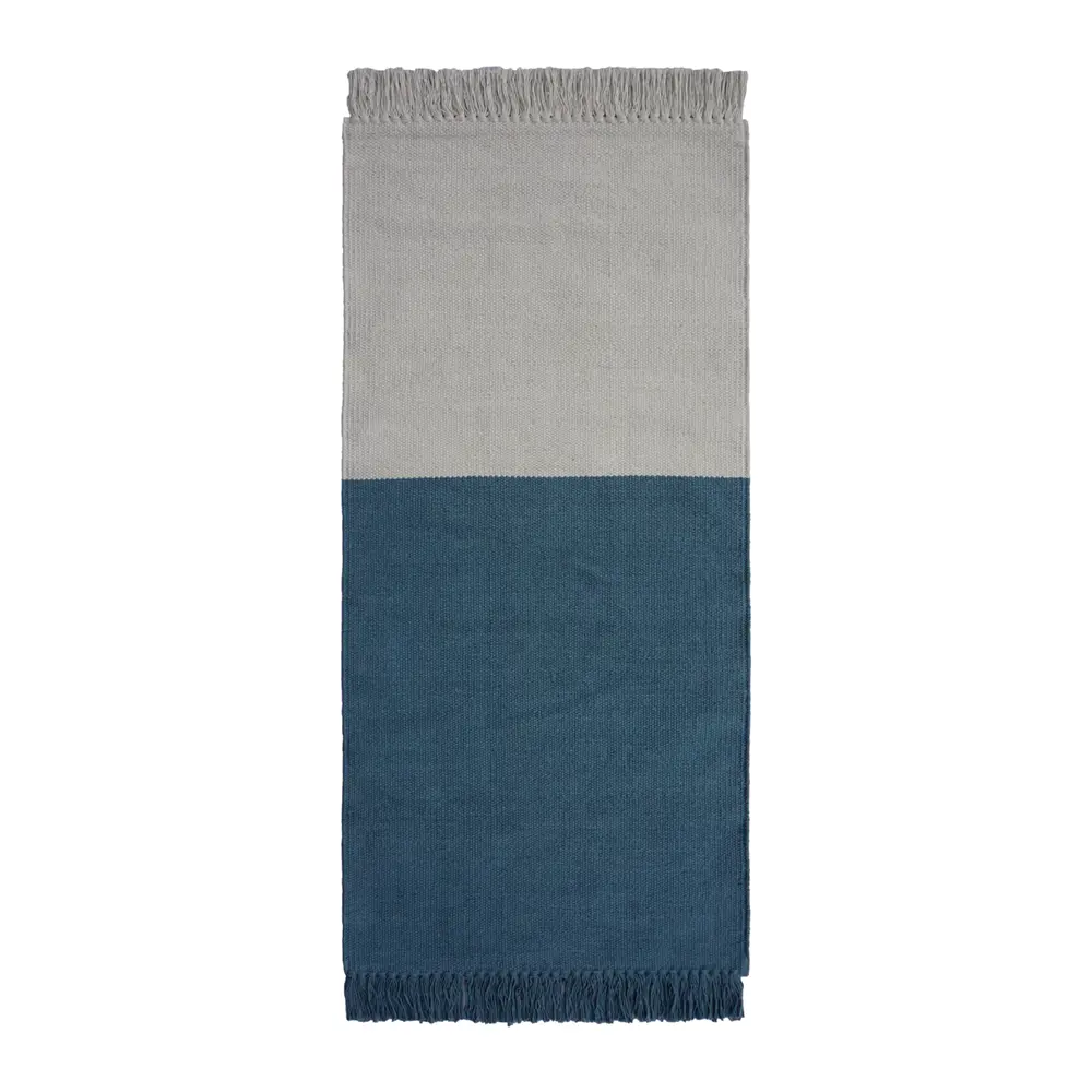 Ковер KREAFORTA Madras 60x120 см хлопок цвет синий 89443494 STLM-2125105 