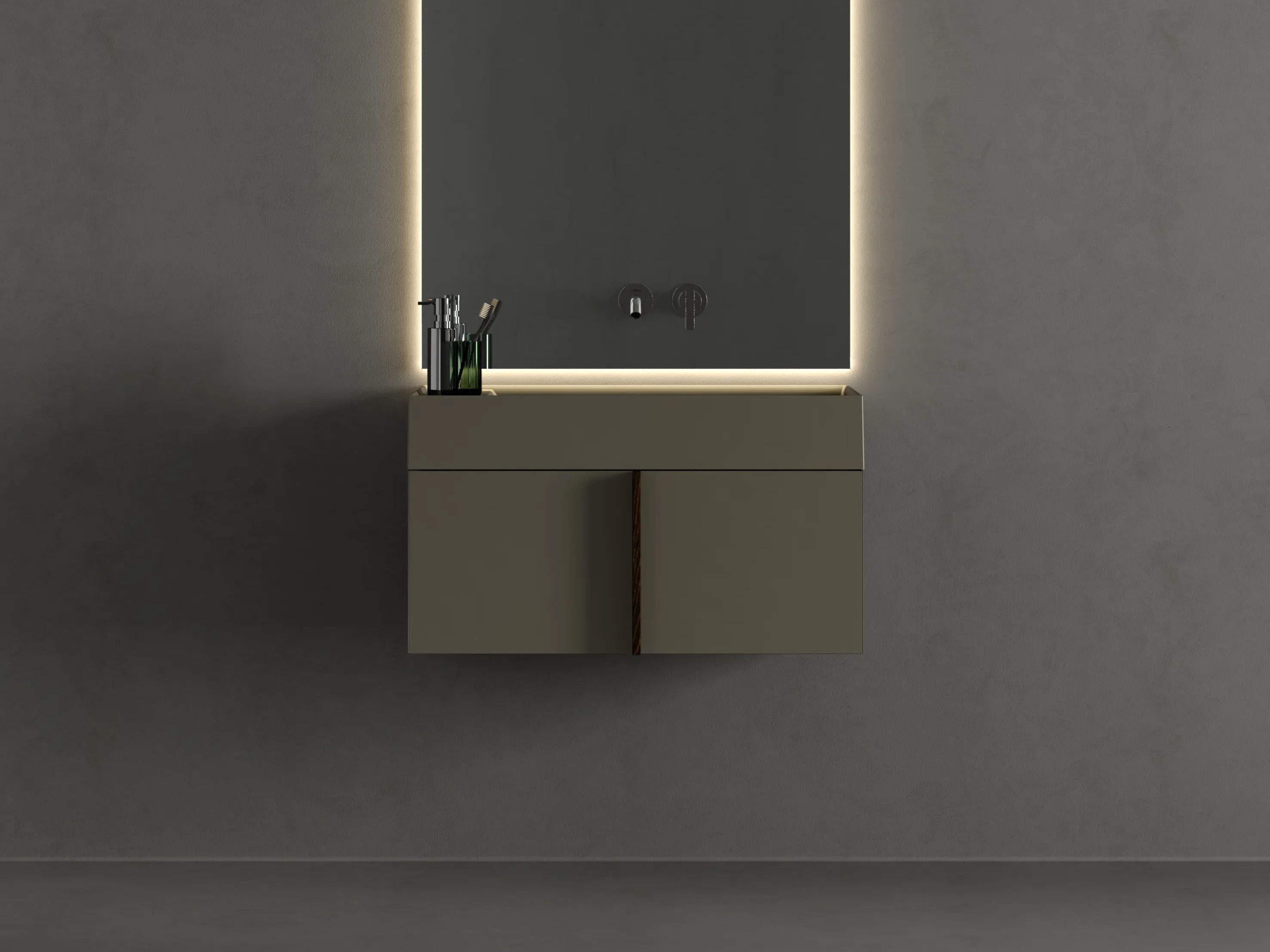 Прямоугольная столешница из твердой поверхности Inbani Paral ARCH-00105234 - Вид №2