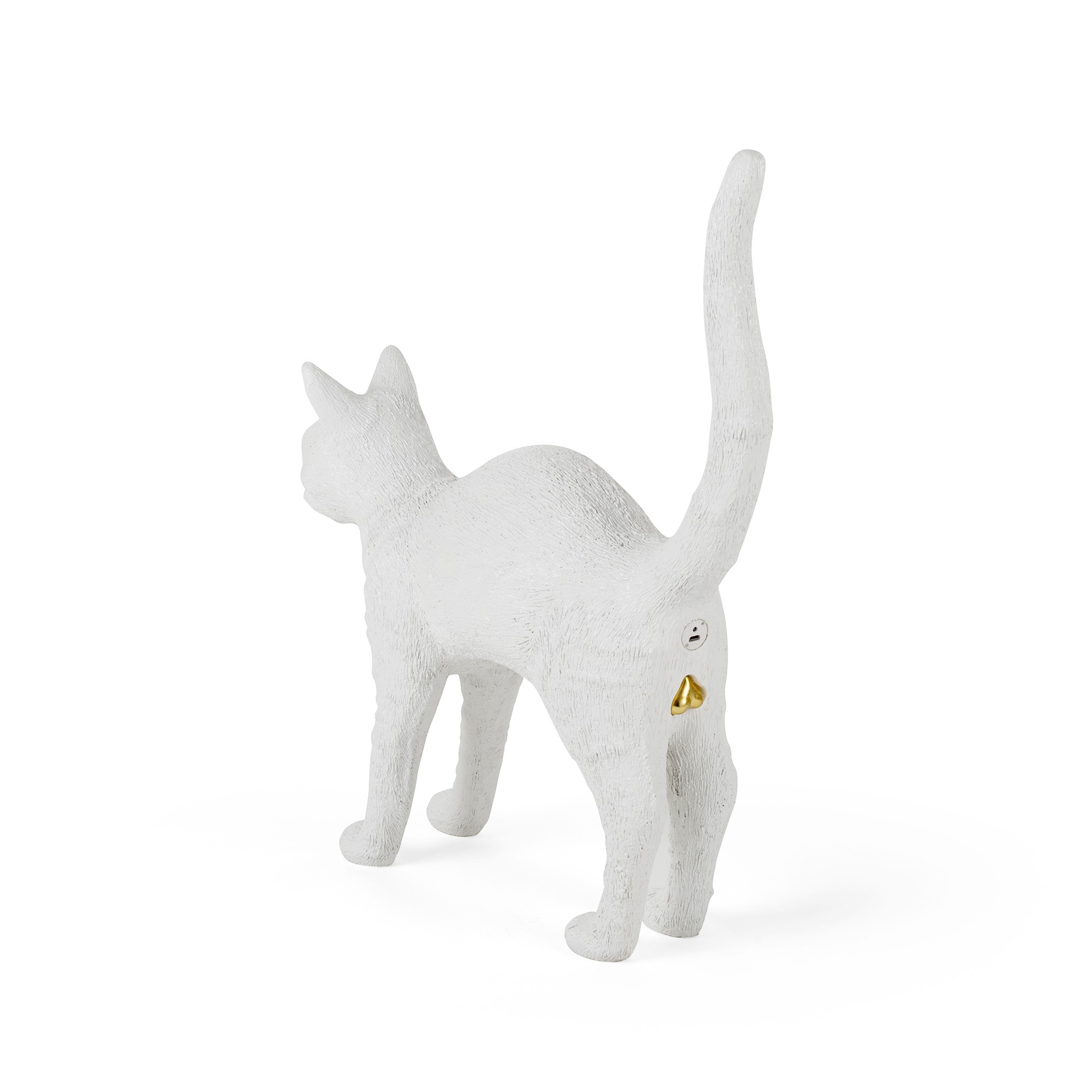Seletti 15040 JOBBY THE CAT белый кот лампа настольная 115692 - Вид №1